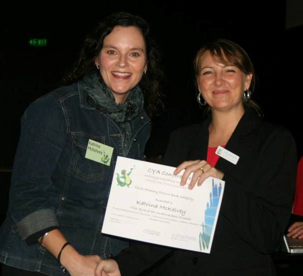 Katrina McKelvey is awarded her CYA Conference award 2013