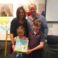Katrina McKelvey with her family at Dandelion book launch